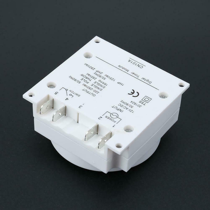 Digital LCD Display Power Timer Weekly Programmable Time Relay Switch(12V)