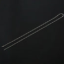 Stainless Steel Ball Beads Dog Tag Chains Necklace 20 Inch for Jewellery DI