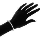 Cubic Zirconia 1 Row Tennis Chain Bracelet Men And Women Jewelry Brass / Co