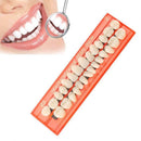Dental Teeth Dentures Material Alloy Pin Porcelain Colors Shade Guide Set Supply