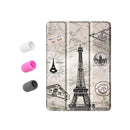 Auto Wake Case Cover&Touch Pen&Skin Film+Pencil Caps for New iPad 2017 9.7