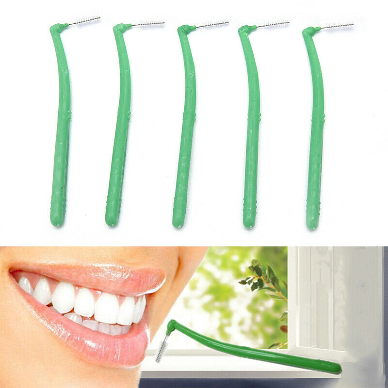 5Pcs Teeth Interdental Brushes Clean Tooth Floss Head Hygiene Dental Oral Ca Hn