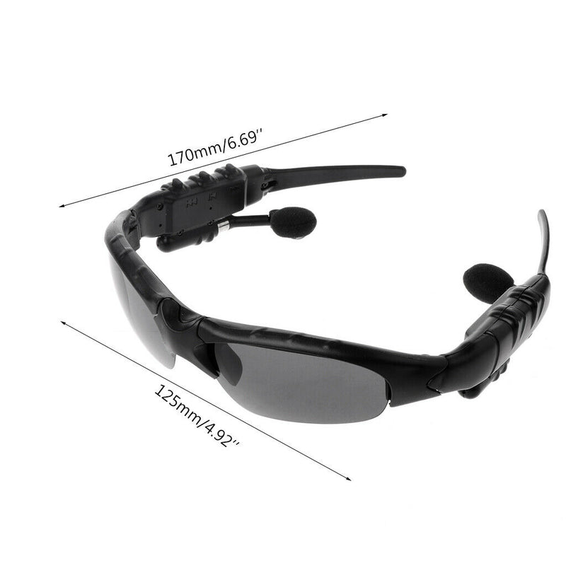 Wireless Bluetooth Headset Sunglasses Stereo Music Earphone Headphone Glasses