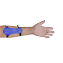 Shooting Archery Rubber Arm Guard Safety Protection with 2 Straps - Blue