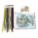 Needlework,DIY DMC Cross needle,Sets For Embroidery kits,scenery clock home