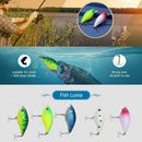 5Pcs 5cm 4.2g Artificial Lifelike Lure Fishing Crankbait Lure Fishing Baits
