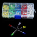 200Pcs 3mm 5mm LED Light White Yellow Red Blue Green Diodes Assortment 2019 A5R8