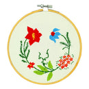 10cm Bamboo Frame Embroidery Hoop Ring DIY Cross Stitch Machine Loop Sewing  Gw