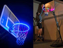 Hoop Light LED Lit Basketball Rim Attachment Helps You Shoot Hoops At Night