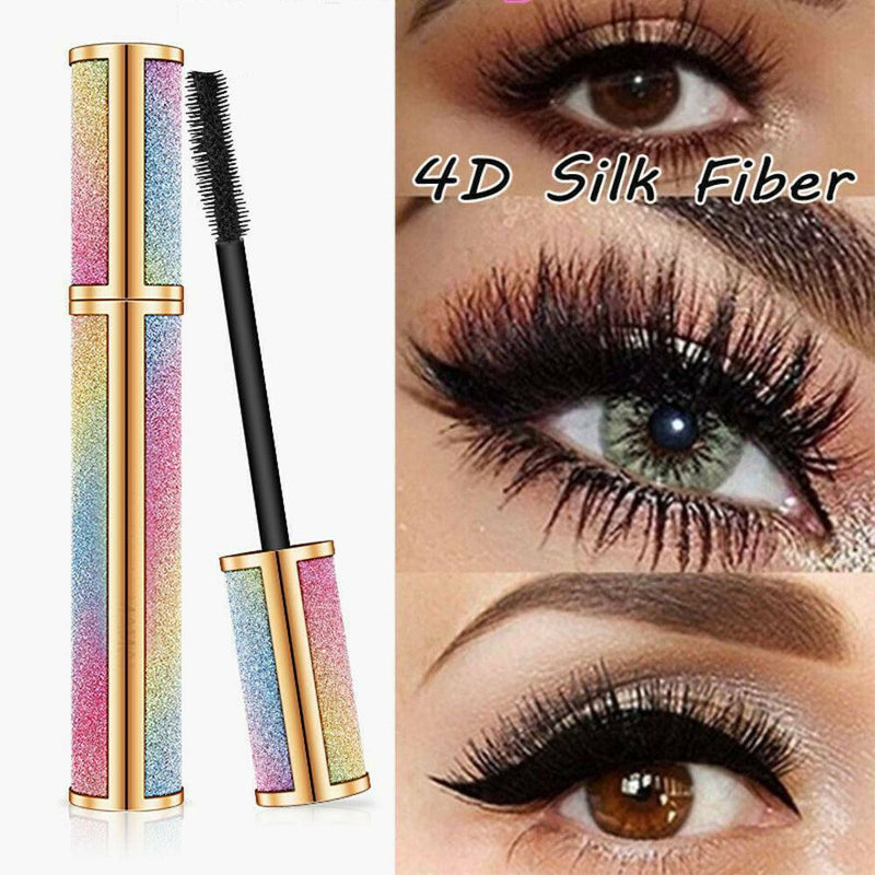 Vivid Galaxy 4D Silk Waterproof Fiber Lashes Thick Lengthening Makeup Tool~