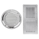2pcs Stainless Steel Boat Louvered Vent Cover Louver Ventilator Hardware