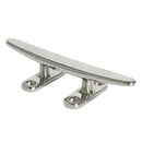8" 200mm Boat Stainless Steel Rope Dock Cleat Open Base Low Flat Polished