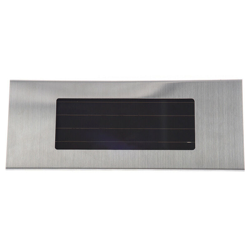 18cm Solar 4 LED stainless steel house number light solar lamp house number