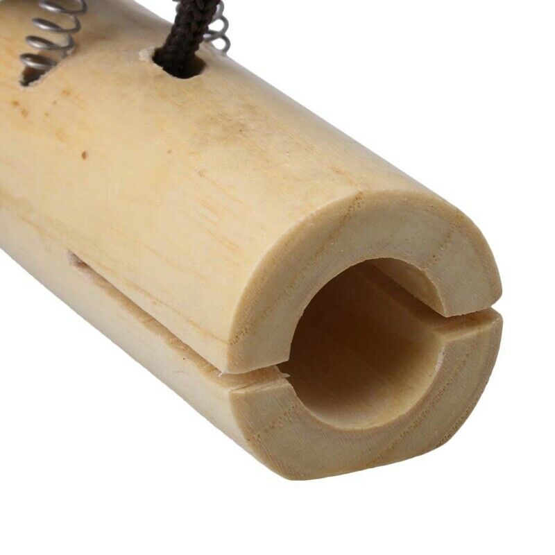 Solid Real Wood Pull Rope Bird Tone Block for Kids P9F8