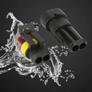 5pack  2 Pin Way Sealed Waterproof Electrical Wire Connector Plug Car Au ZSA