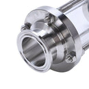 In-Line Sight Glass with Clamp End,Flow Sanitary Straight Sight Glass SUS31