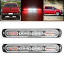 2PCS Car Truck LED Warning Hazard Strobe Flashing Lamp Bar Beacon Red_Whte