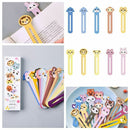 30Pcs Cute Animal Paper Bookmarks Book Holder Kids Stationery School Supplies