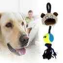 Cotton Ropes Tennis Ball Plush Dog Toys Pet Playing Bear Interactive Chew S U4J2