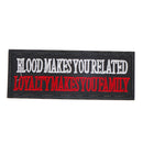 1pc blood makes cloth badges patch embroidered applique sewing label patches M~
