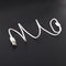2 Pieces x White USB universal Android phone charging data cable Mini USB c P3P9