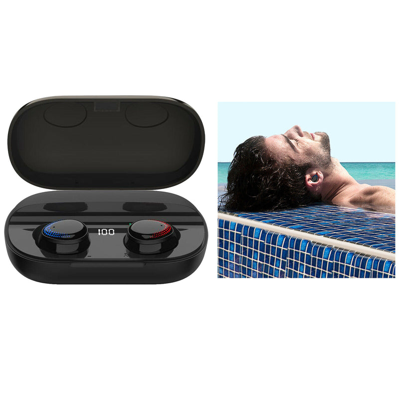 Waterproof Bluetooth Headphone Wireless Headsets Earphones 3000mAh with