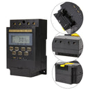 AC 220V LCD Microcomputer Timer Switch Programmable Controller KG316T