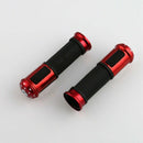 1X(RYANSTAR RACING Universal 22mm Aluminium Alloy Metal Rubber Non-slip Mot