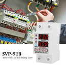 SVP-918 Adjustable Self-recovery Over Under Voltage Circuit Protector (40A) A