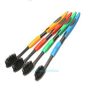 4pcs Professional Adults Bamboo Charcoal Soft Toothbrush Gentle Antibacterial
