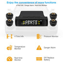 Auto Tyre Pressure Temperature Monitoring Alarm System with 4 External Sensor