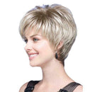 Fashion wig Natural Light Blonde Straight Short Hair Short Wigs Women's wig Y3M7