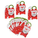12PCs Paper Gift Box Cookie Cholocate Boxes Santa Claus Christmas New Year 3C