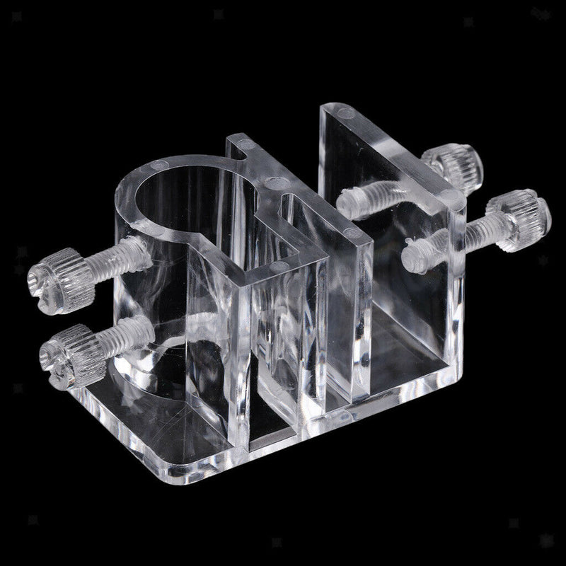 Multi-Function Acrylic Adjustable Aquarium Hose Clip Tank Tube Holder Clamps