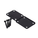 Black Chrome Plated Guitar Neck Plate with 4 Screws for Electric Fender Str