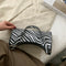 Animal Pattern Women Handbag Street PU Shoulder Underarm Tote Bag (Zebra)