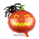 5 Pieces Pumpkin Monster Aluminum Film Balloon Halloween Party Decor 51x65cm
