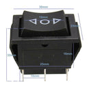 6-Pin Sunroof Locks Rocker Momentary Switch DPDT On/Off/On 12V for Car, 1Pcs