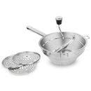 Household Mill Tool 3 Discs Mashing Stainless Steel Kitchen Grinder Blender A