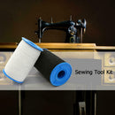 2 Rolls Elastic Latex Line Rope Quilting Thread Stitching Sewing Tool Kit