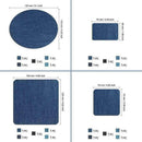 20x Assorted Iron On Denim Fabric Mending Patches DIY Repair Kit for Denim Jeans