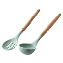 Silicone Colander/Soup Spoon Utensils Set  Resistant