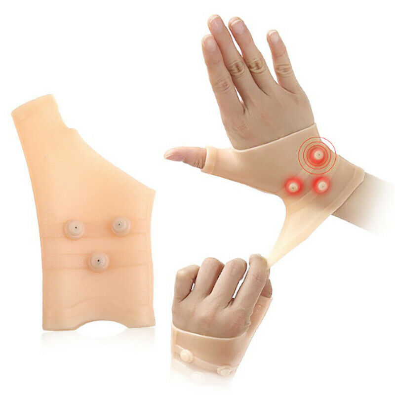 Magnetic Therap Thumb Support Massage corrector wrist gloves for men wo Pg