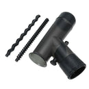 Black Portable Convenient Hair Dryer Diffuser Magic Wind Spin Detachable Dr
