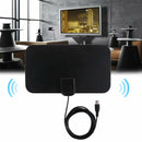 Flat Indoor HD Signal Amplifier Digital Antenna HDTV 50 Miles Range VHF-UHF F7P8