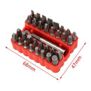 1/4inch Hex Shank Adapter Long Bending Drill Screwdriver + 33Pc Screwdriver