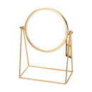 1X(Metal Decorative Mirror Lady Desktop Makeup Mirror Crafts Three-Dimensio