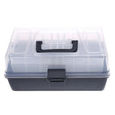 3 Layer Multifunctional Fishing Plastic Box Portable Kit Storage Case