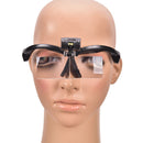 2 LED Head-Light Headband Magnifier Headset Magnifying Glass Loupe with 5x Lens~