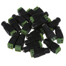20pcs CCTV Camera 5.5 x 2.1mm DC Power Cable Female Plug Connector Adapter  X3T9